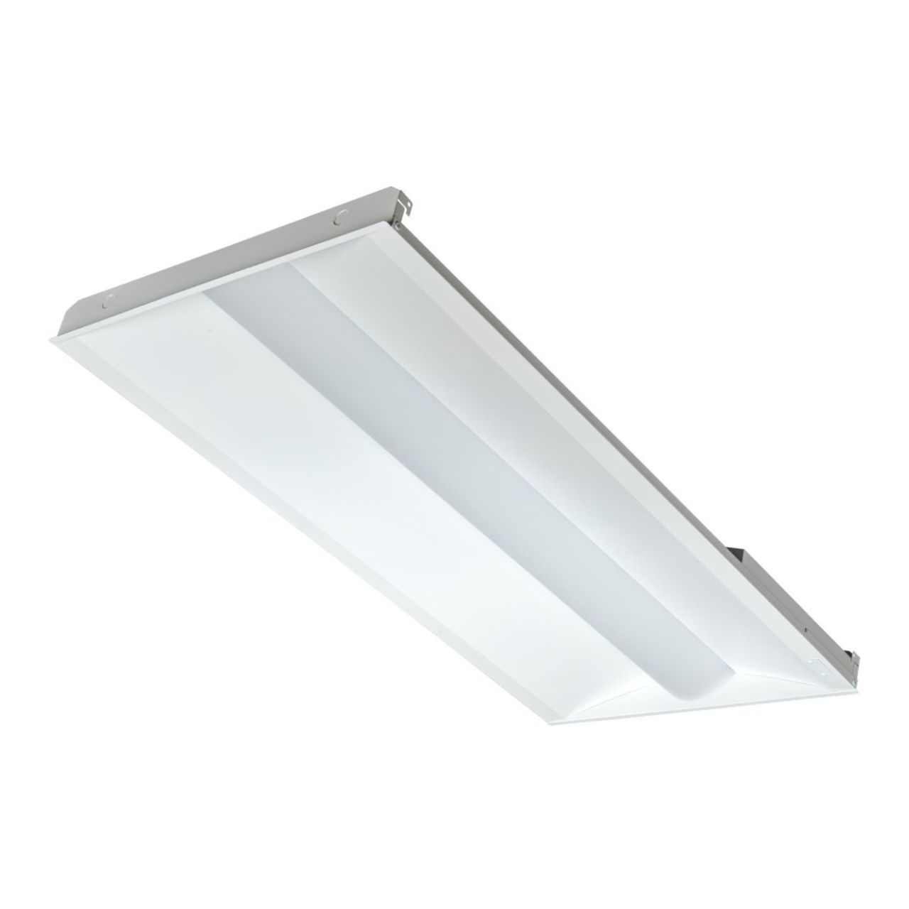 2x4 LED troffer light fixture