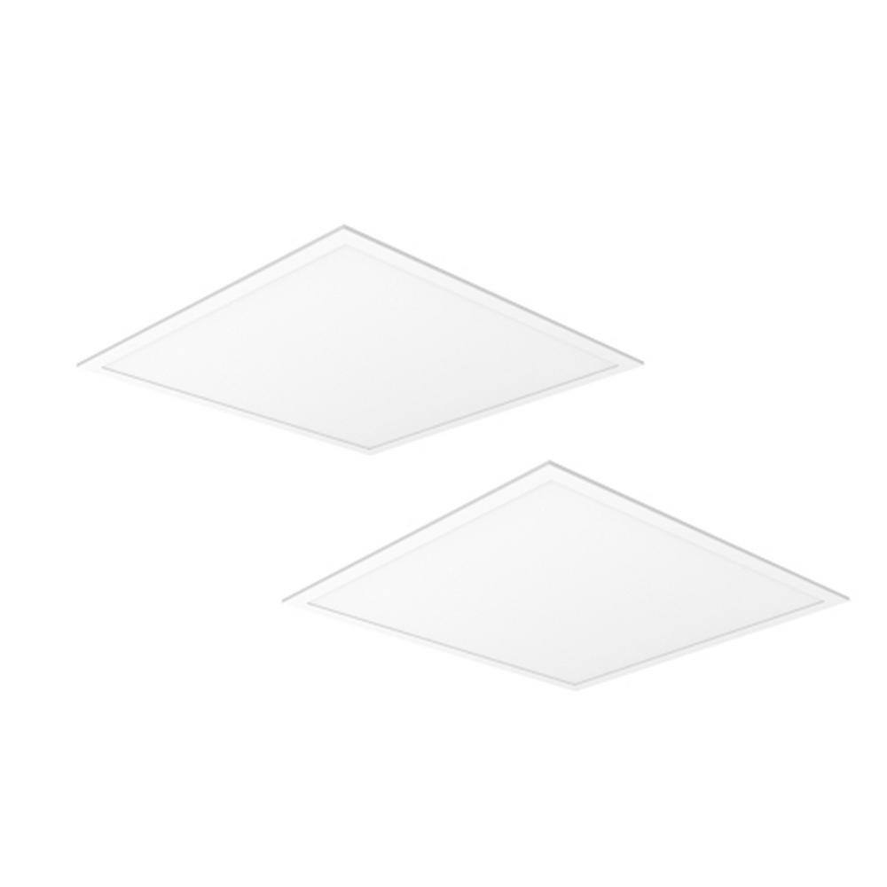 Commercial LED flat panel light fixture, 2x2