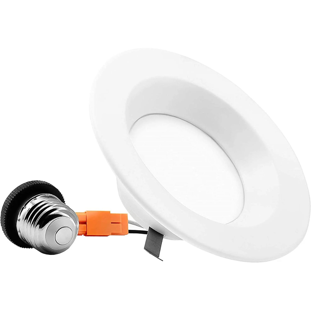 3 Inch Retrofit LED Downlight, 8w, 5 CCT Dimmable Recessed Ceiling Light, 6 Pack