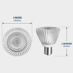3W LED ALR18 GBK Elevator Lamp, 12V Low Voltage BA15D Double Contact, 10 Pack