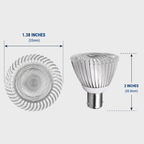 2W LED ALR12 MR11 Elevator Lamp, 12V Low Voltage BA15S Single Contact, 10 Pack