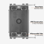 1-Gang 18 Cubic Inch New Work Electrical Outlet GFCI Dimmer Device Box, 100 Pack